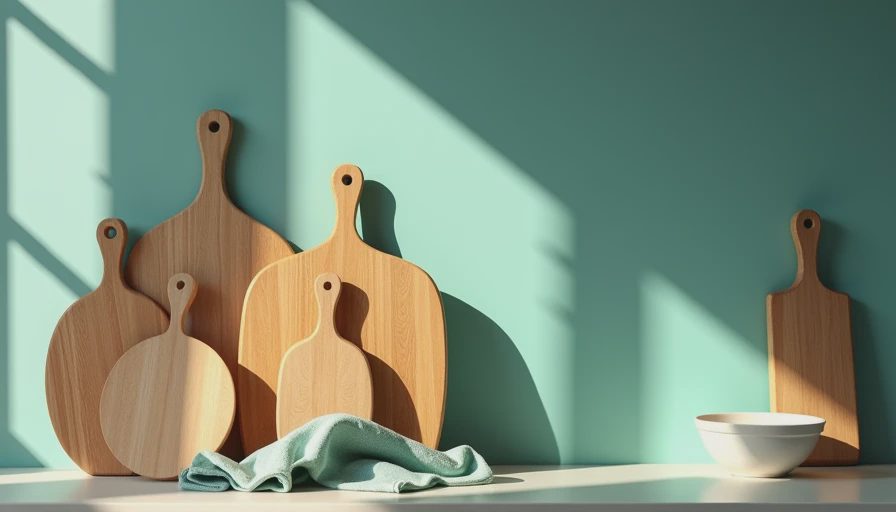 Visual context for wooden cutting boards
