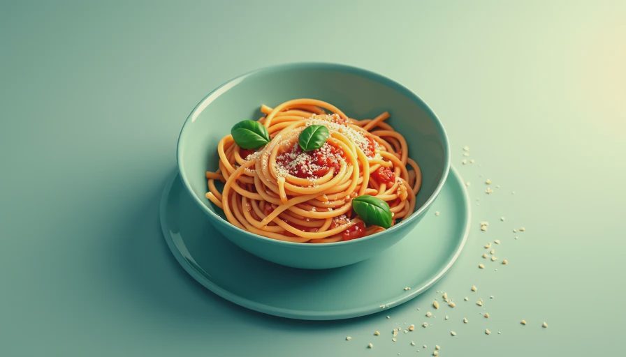 Illustration for italian pasta dishes