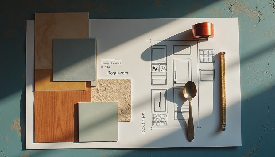 Visual context for kitchen remodel